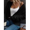 image:imageDokotoo Womens 2026 Fashion Casual Open Front Long Sleeve Chunky Knit Cardigans Sweaters Outerwear CoatsBlack