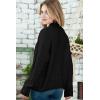 image:imageDokotoo Womens 2026 Fashion Casual Open Front Long Sleeve Chunky Knit Cardigans Sweaters Outerwear CoatsBlack
