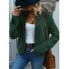 image:imageDokotoo Womens 2026 Fashion Casual Open Front Long Sleeve Chunky Knit Cardigans Sweaters Outerwear CoatsBlackish Green