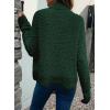 image:imageDokotoo Womens 2026 Fashion Casual Open Front Long Sleeve Chunky Knit Cardigans Sweaters Outerwear CoatsBlackish Green