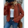 image:imageDokotoo Womens 2026 Fashion Casual Open Front Long Sleeve Chunky Knit Cardigans Sweaters Outerwear CoatsChestnut
