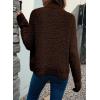 image:imageDokotoo Womens 2026 Fashion Casual Open Front Long Sleeve Chunky Knit Cardigans Sweaters Outerwear CoatsChocolate Brown