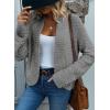 image:imageDokotoo Womens 2026 Fashion Casual Open Front Long Sleeve Chunky Knit Cardigans Sweaters Outerwear CoatsGray