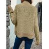 image:imageDokotoo Womens 2026 Fashion Casual Open Front Long Sleeve Chunky Knit Cardigans Sweaters Outerwear CoatsKhaki