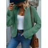 image:imageDokotoo Womens 2026 Fashion Casual Open Front Long Sleeve Chunky Knit Cardigans Sweaters Outerwear CoatsMist Green