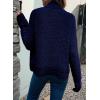image:imageDokotoo Womens 2026 Fashion Casual Open Front Long Sleeve Chunky Knit Cardigans Sweaters Outerwear CoatsNavy Blue