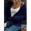 image:imageDokotoo Womens 2026 Fashion Casual Open Front Long Sleeve Chunky Knit Cardigans Sweaters Outerwear CoatsNavy Blue