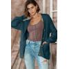 image:imageDokotoo Womens 2026 Fashion Casual Open Front Long Sleeve Chunky Knit Cardigans Sweaters Outerwear CoatsReal Teal
