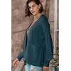 image:imageDokotoo Womens 2026 Fashion Casual Open Front Long Sleeve Chunky Knit Cardigans Sweaters Outerwear CoatsReal Teal