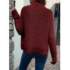image:imageDokotoo Womens 2026 Fashion Casual Open Front Long Sleeve Chunky Knit Cardigans Sweaters Outerwear CoatsRed