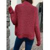 image:imageDokotoo Womens 2026 Fashion Casual Open Front Long Sleeve Chunky Knit Cardigans Sweaters Outerwear CoatsRose Red