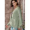 image:imageDokotoo Womens 2026 Fashion Casual Open Front Long Sleeve Chunky Knit Cardigans Sweaters Outerwear CoatsSmoke Green