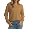image:imageDokotoo Womens Casual 2026 Wool Hollow Out Fall Winter Sweaters Trendy Lightweight Crochet Pullover TopsCamel