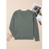 image:imageDokotoo Womens Crochet Sweaters 2025 Winter Casual Lightweight Long Sleeve Hollow Out Sweater TopsMist Green