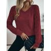 image:imageDokotoo Womens Crochet Sweaters 2025 Winter Casual Lightweight Long Sleeve Hollow Out Sweater TopsVine