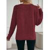 image:imageDokotoo Womens Crochet Sweaters 2025 Winter Casual Lightweight Long Sleeve Hollow Out Sweater TopsVine