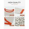image:imageDokotoo Womens Long Sleeve Sweaters Casual Crewneck Fashion Spring Striped Color Block Shirts High Low Pullover Sweater TopsA Grey 1