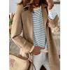 image:imageDokotoo Womens Long Sleeve Sweaters Casual Crewneck Fashion Spring Striped Color Block Shirts High Low Pullover Sweater TopsB Grey 2