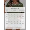 image:imageDokotoo Womens Short Sleeve Sweaters Tops Oversized Summer Casual Ruffled Hem Knit Pullover Cute Solid Color Crochet BlousesBrown