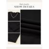 image:imageDokotoo Womens Sweaters Casual V Neck Long Sleeve Lightweight Sweaters Loose Solid Tops Pullover SweaterBlack