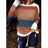 image:imageDokotoo Womens Sweaters Striped Fall Winter Outfits 2025 Crewneck Drawstring Color Block Fashion ClothingStraw Yellow