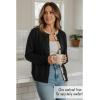image:imageDokotoo Womens Wool Blend Lightweight Spring Business Casual Cardigan Sweaters TopsBlack