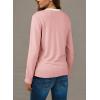 image:imageDokotoo Womens Wool Blend Lightweight Spring Business Casual Cardigan Sweaters TopsLightpink