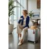 image:imageDokotoo Womens Wool Blend Lightweight Spring Business Casual Cardigan Sweaters TopsSail Blue