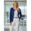 image:imageDokotoo Womens Wool Blend Lightweight Spring Business Casual Cardigan Sweaters TopsSail Blue