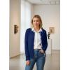 image:imageDokotoo Womens Wool Blend Lightweight Spring Business Casual Cardigan Sweaters TopsSail Blue