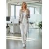 image:imageDokotoo Womens Wool Blend Lightweight Spring Business Casual Cardigan Sweaters TopsZflower White