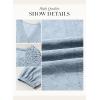 image:imageDokotoo Womens Dresses Spring Summer Elegant Lace Hollow Out Embroidered V Neck Long Sleeve Casual ALine Swing Mini DressLight Blue