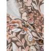 image:imageDokotoo Womens Tops Spring Summer 34 Length Sleeve Fashion TShirts V Neck Button Down Dressy Casual Loose Basic Tee BlousesFloral Multicoloured