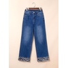 image:imageDokotoo Womens Wide Leg Leopard Jeans 2026 High Waisted Stretch Denim Pants  2026 Fall Winter OutfitsHigh WaistedButtonWith PocketsWork Office WearLoose FitBaggy JeansComfortCasual TrendySail Blue