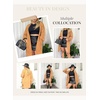 image:imageDokotoo Women Long Cardigan Open Front Knit Sweater 2026  Knit Cardigan SweatersSide Split with PocketsTrendy Fall Winter Twisted Knit OutfitsFall Fashion Daily amp OfficeRed