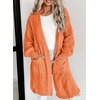 image:imageDokotoo Women Long Cardigan Open Front Knit Sweater 2026  Knit Cardigan SweatersSide Split with PocketsTrendy Fall Winter Twisted Knit OutfitsFall Fashion Daily amp OfficeRed