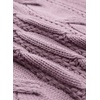 image:imageDokotoo Women Long Cardigan Open Front Knit Sweater 2026  Knit Cardigan SweatersSide Split with PocketsTrendy Fall Winter Twisted Knit OutfitsFall Fashion Daily amp OfficePurple