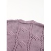 image:imageDokotoo Women Long Cardigan Open Front Knit Sweater 2026  Knit Cardigan SweatersSide Split with PocketsTrendy Fall Winter Twisted Knit OutfitsFall Fashion Daily amp OfficePurple