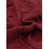 image:imageDokotoo Women Long Cardigan Open Front Knit Sweater 2026  Knit Cardigan SweatersSide Split with PocketsTrendy Fall Winter Twisted Knit OutfitsFall Fashion Daily amp OfficeBurgundy