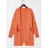 image:imageDokotoo Women Long Cardigan Open Front Knit Sweater 2026  Knit Cardigan SweatersSide Split with PocketsTrendy Fall Winter Twisted Knit OutfitsFall Fashion Daily amp OfficeRed