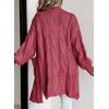 image:imageDokotoo Women Long Cardigan Open Front Knit Sweater 2026  Knit Cardigan SweatersSide Split with PocketsTrendy Fall Winter Twisted Knit OutfitsFall Fashion Daily amp OfficeMineral Red