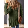 image:imageDokotoo Women Long Cardigan Open Front Knit Sweater 2026  Knit Cardigan SweatersSide Split with PocketsTrendy Fall Winter Twisted Knit OutfitsFall Fashion Daily amp OfficeGreen