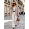 image:imageDokotoo Jackets for Women Fashion Long Sleeve Striped Shacket Tops OutfitsBrown