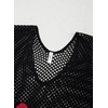 image:imageDokotoo Womens Crochet Mesh Swimsuit Cover Up V Neck Beach Dress Bathing Suit Coverups for SwimwearBlack