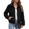 image:imageDokotoo Womens Full Zip Fleece Winter Jacket 2026 Fall Warm Outerwear CoatBlack