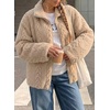 image:imageDokotoo Womens Full Zip Fleece Winter Jacket 2026 Fall Warm Outerwear CoatParchment