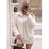 image:imageDokotoo Womens Full Zip Fleece Winter Jacket 2026 Fall Warm Outerwear CoatWhite