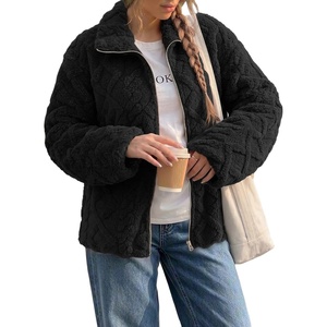 image:imageDokotoo Womens Full Zip Fleece Winter Jacket 2026 Fall Warm Outerwear CoatBlack