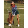 image:imageDokotoo Womens Tops 2026 V Neck Button Down Long Sleeve Striped Polo ShirtsNavy Stripe