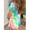 image:imageDokotoo Girls Summer Cute TShirt and Shorts Set with Side PocketsB Green